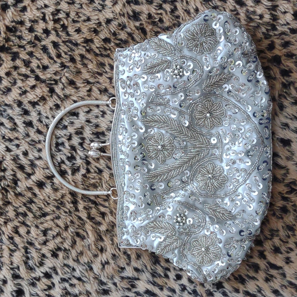MG Collection Beaded Evening Bag